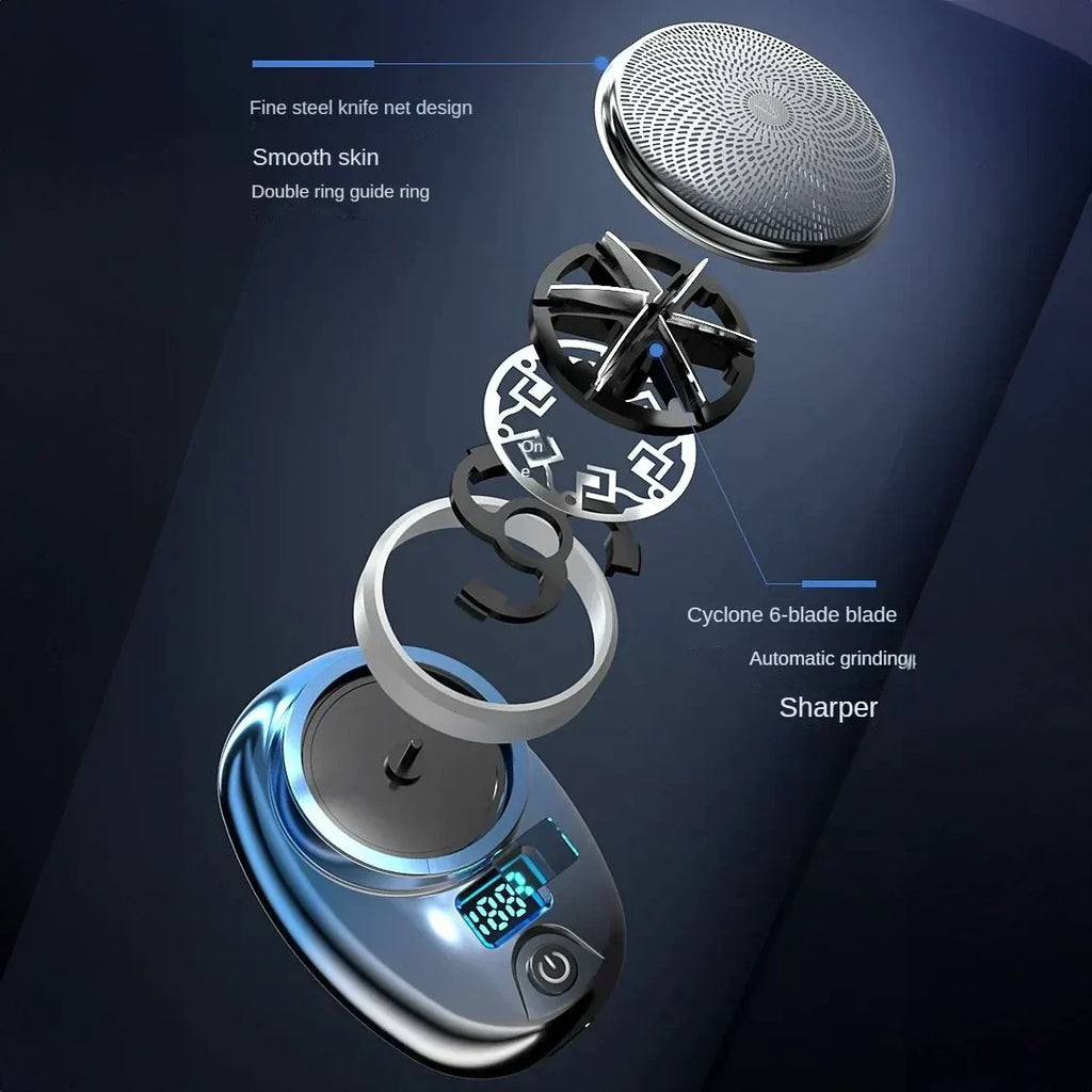 Mini Portable Shaver - Portable, USB Rechargeable, Waterproof, for Men & Women